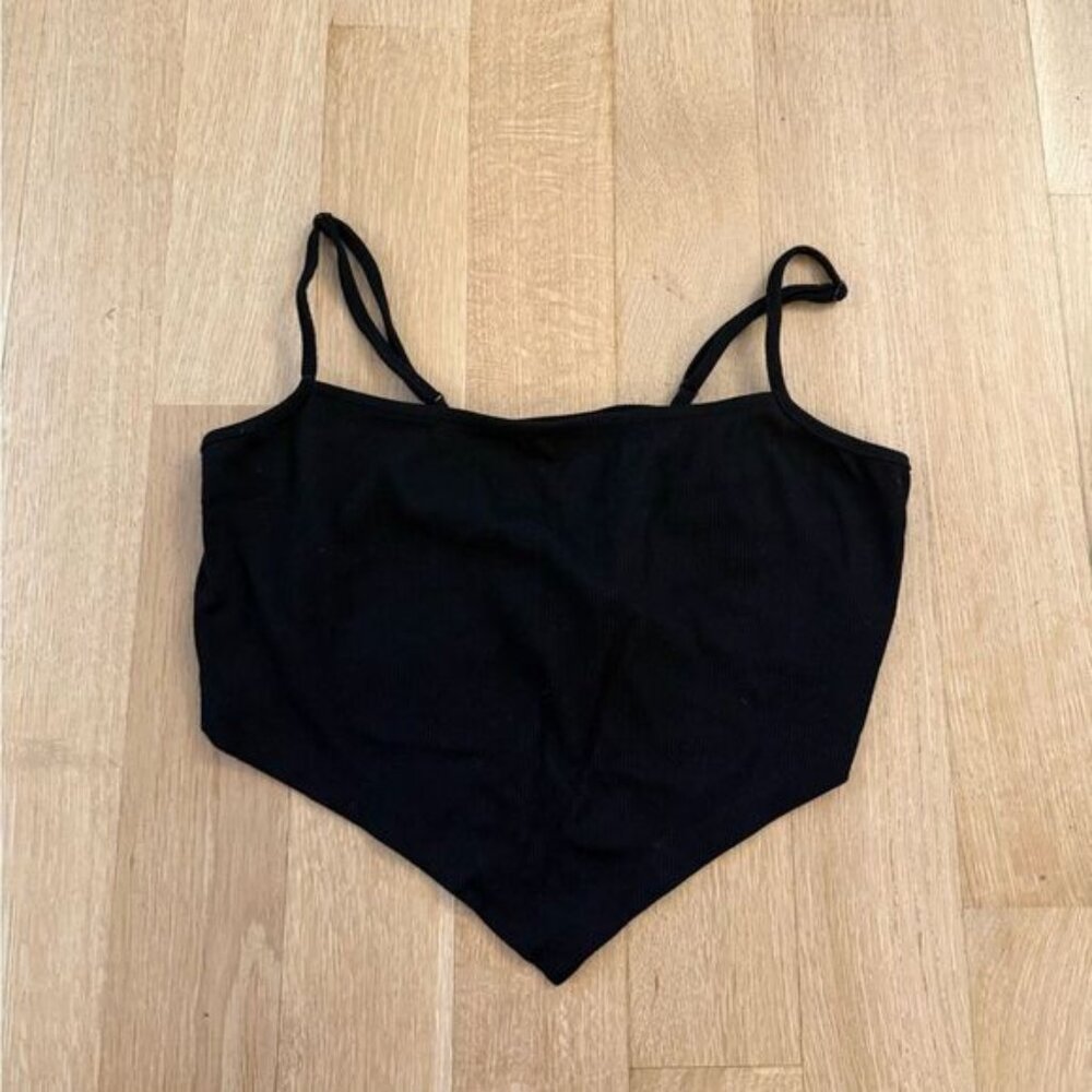 SHEIN Black Crop Top